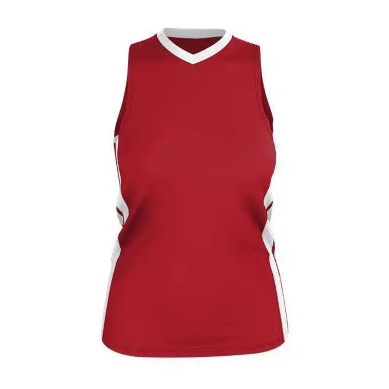 Alleson Athletic 538JW Womens Single Ply Basketball Jersey – Red White