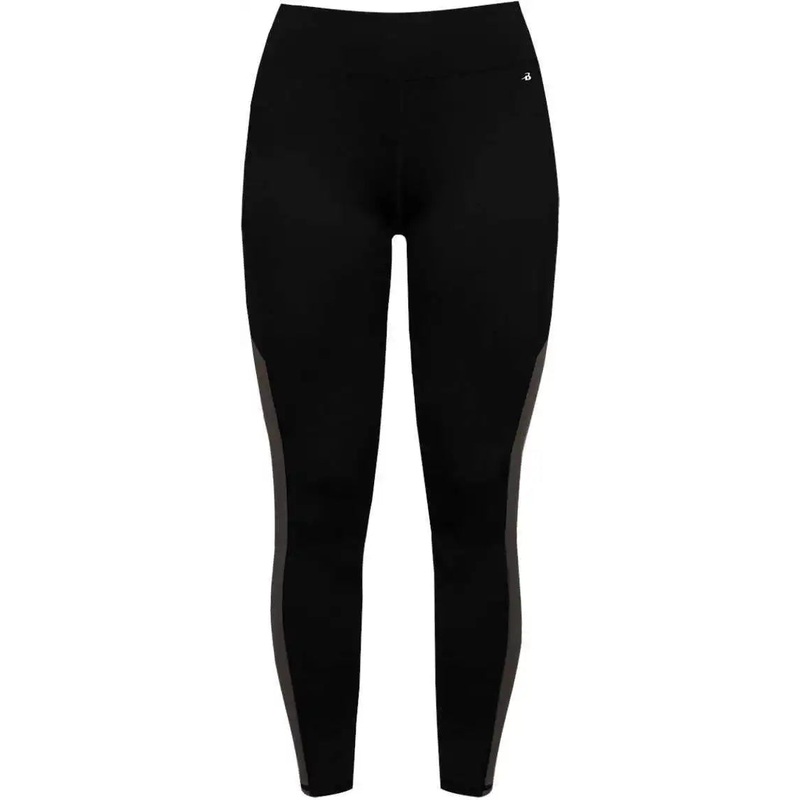 Badger Sport 4637 Panel Ladies Tight – Black Graphite