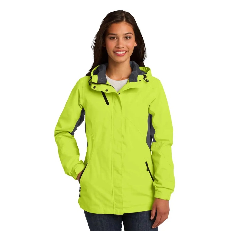 Port Authority L322 Ladies Cascade Waterproof Jacket – Charge Green Magnet