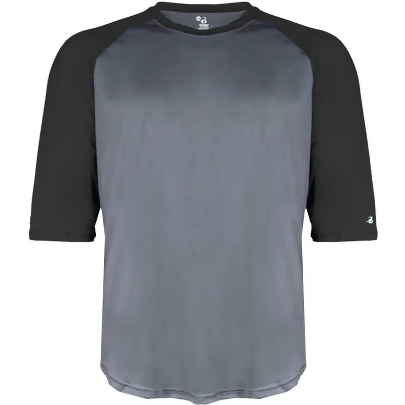 Badger Sport 2133 B-Baseball Youth Undershirt – Graphite Black