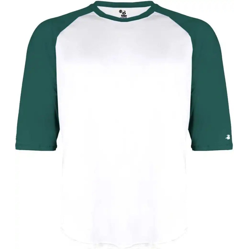 Badger Sport 2133 B-Baseball Youth Undershirt – White Forest