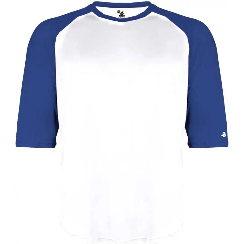 Badger Sport 2133 B-Baseball Youth Undershirt – White Royal