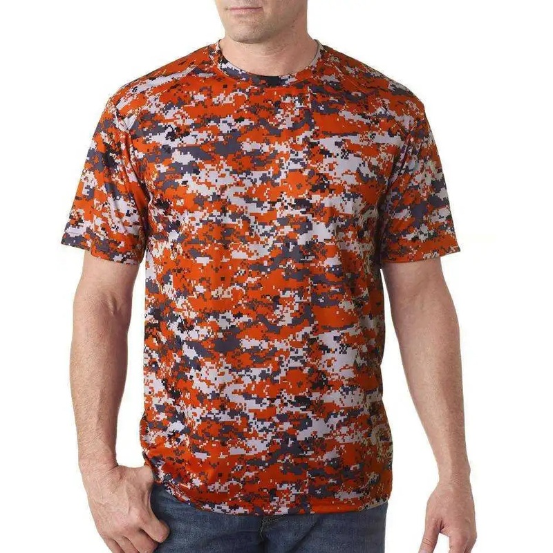 Badger Sport 2180 B-Core Youth Digital Tee – Orange Digital