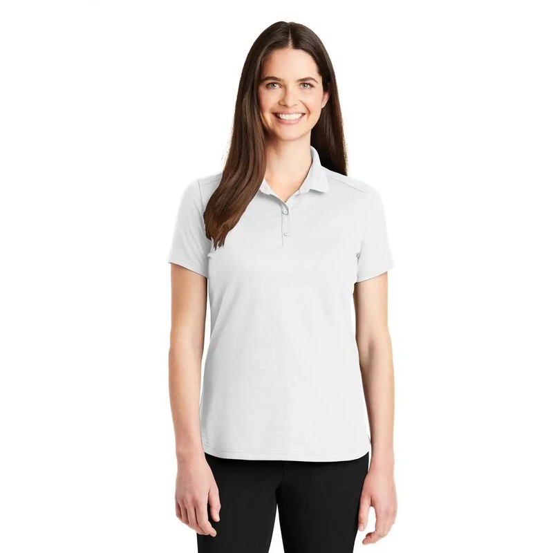 Port Authority LK164 Ladies Superpro Knit Polo – White