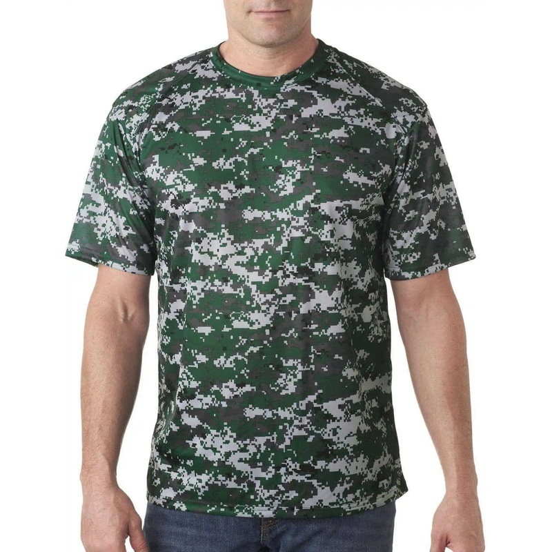 Badger Sport 2180 B-Core Youth Digital Tee – Forest Digital