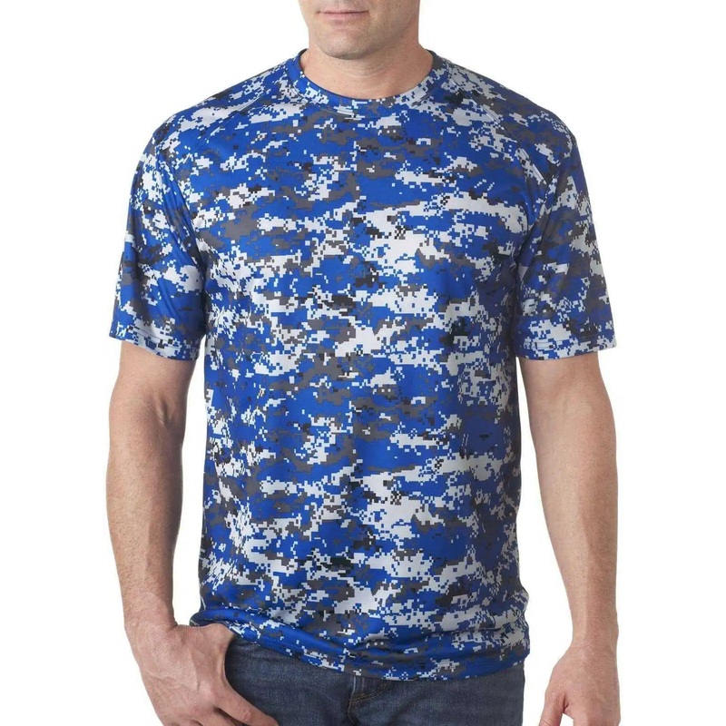 Badger Sport 2180 B-Core Youth Digital Tee – Royal Digital