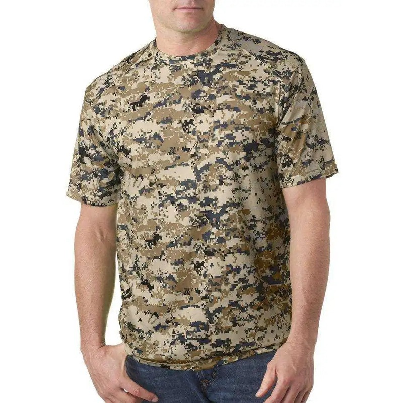 Badger Sport 2180 B-Core Youth Digital Tee – Sand Digital