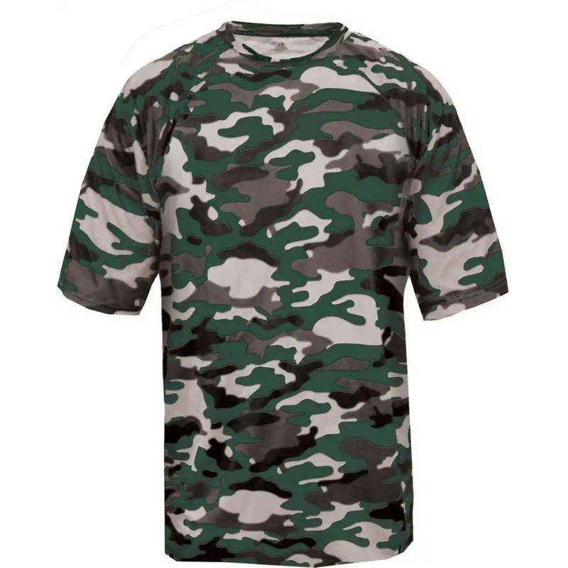 Badger Sport 2181 Camo Youth Tee – Forest Camo