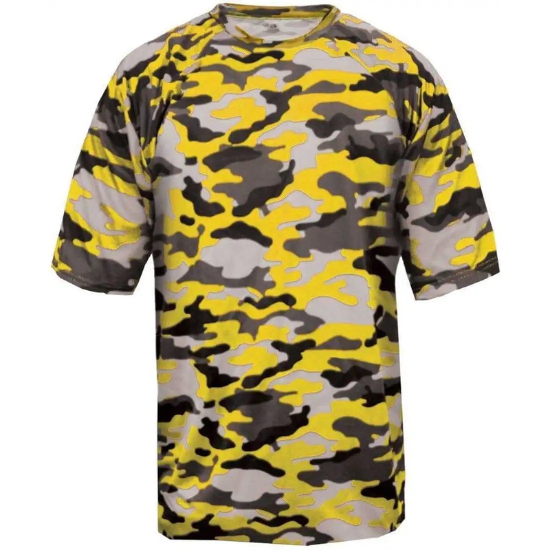 Badger Sport 2181 Camo Youth Tee – Gold Camo