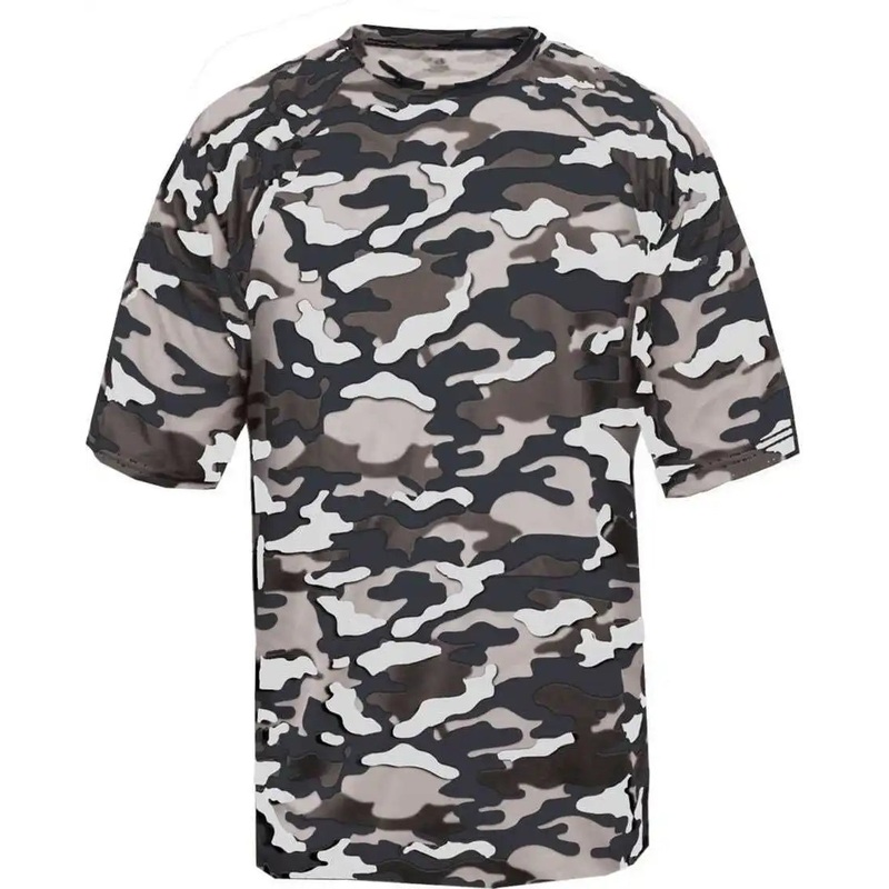 Badger Sport 2181 Camo Youth Tee – Navy Camo
