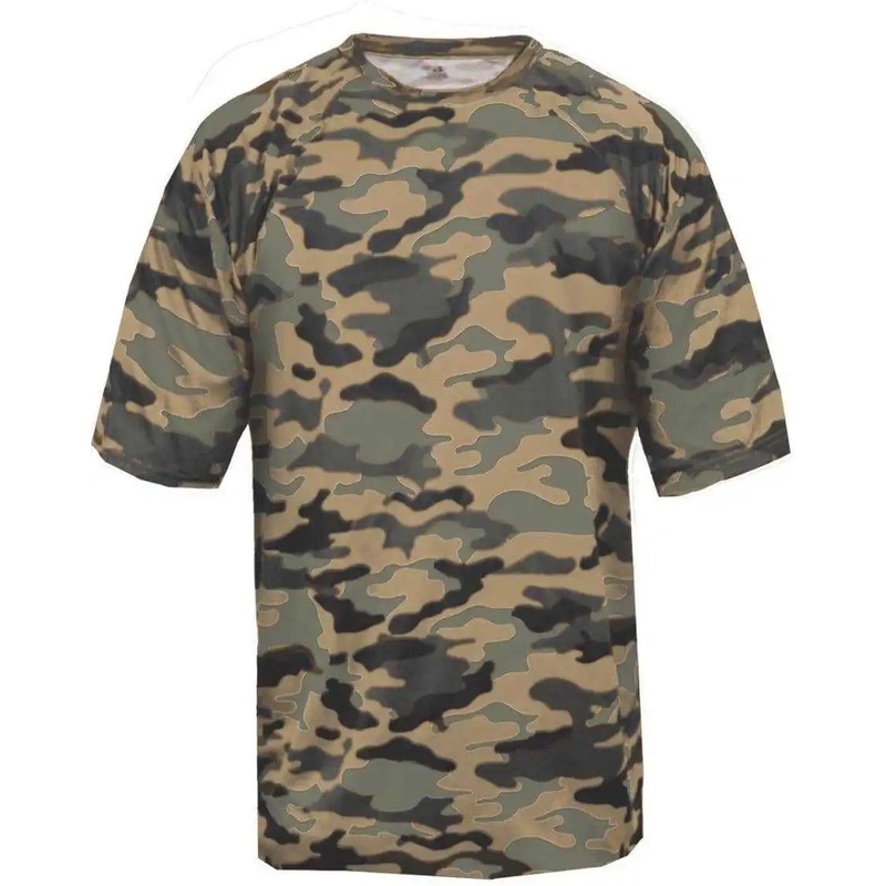 Badger Sport 2181 Camo Youth Tee – Sand Camo