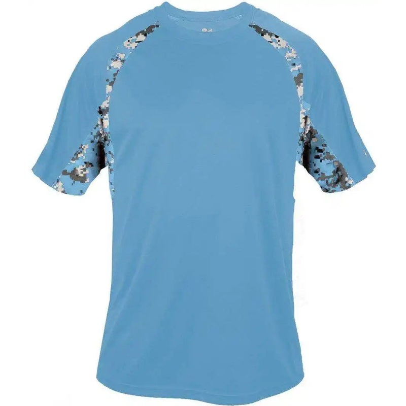 Badger Sport 4140 Digital Hook Adult Tee – Columbia Bl Columbia Bl Digital