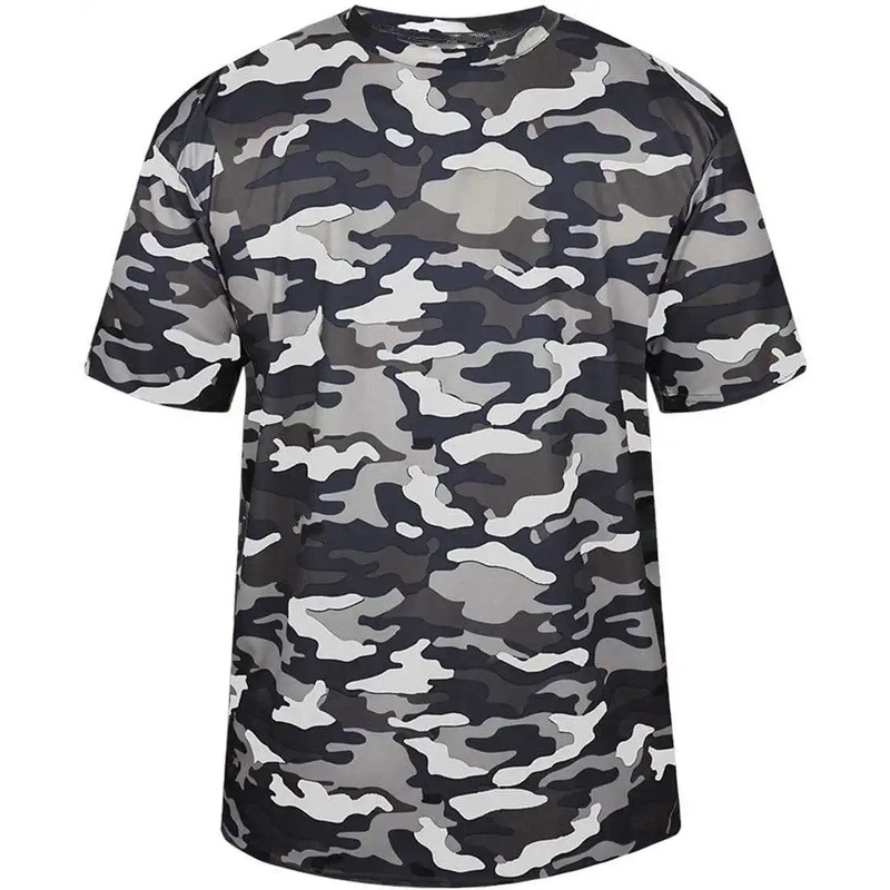 Badger Sport 4181 Camo Adult Tee – Navy Camo