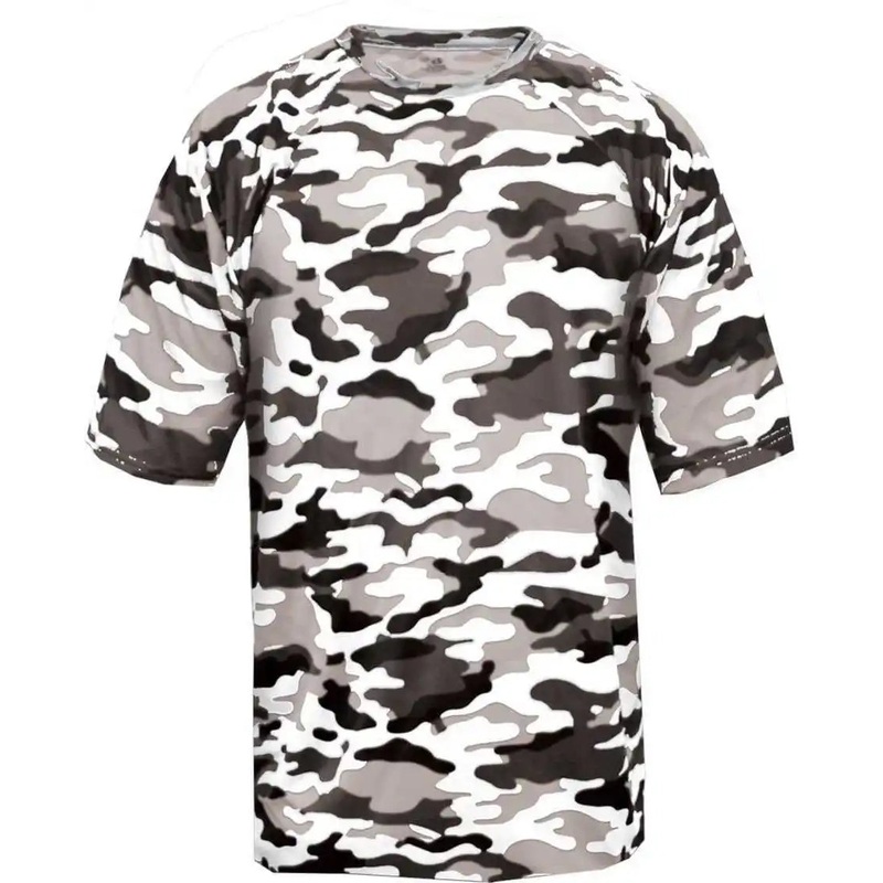 Badger Sport 4181 Camo Adult Tee – White Camo