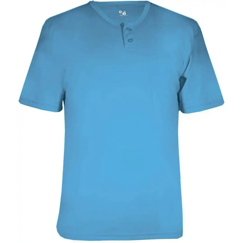Badger Sport 7930 Adult B-Core Placket – Columbia Blue