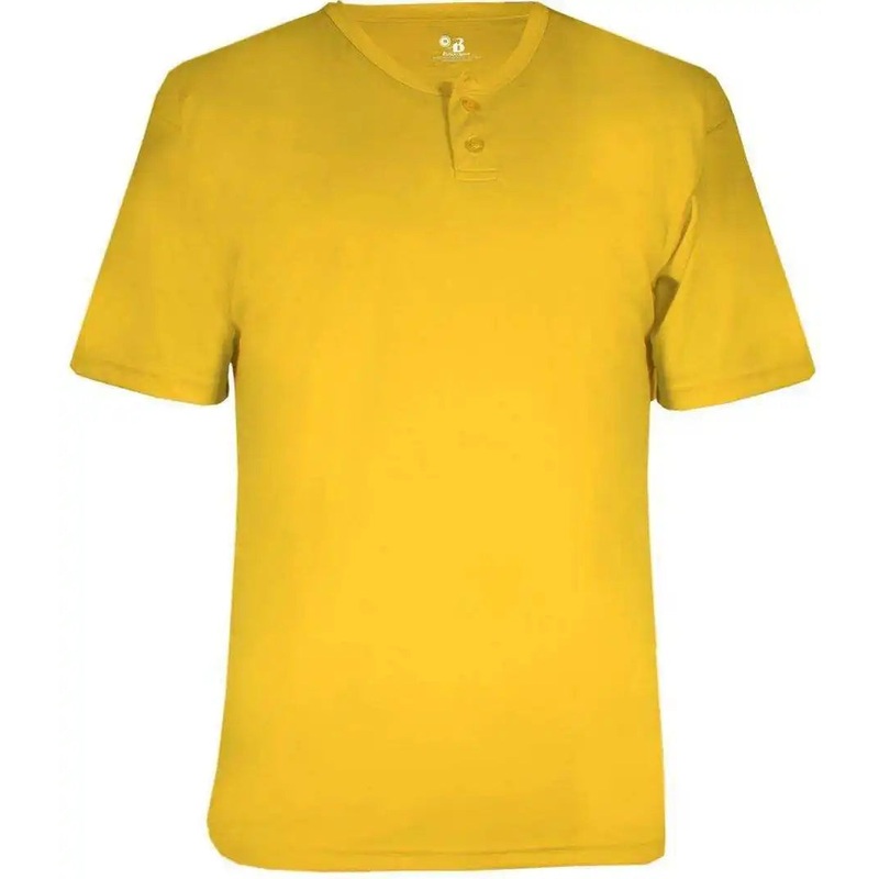Badger Sport 7930 Adult B-Core Placket – Gold