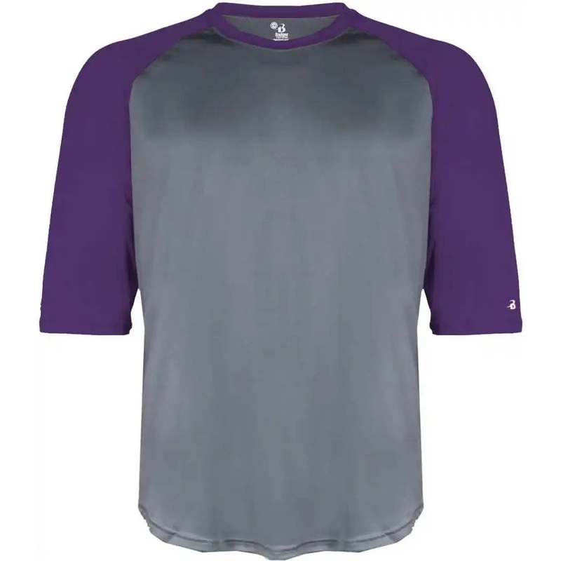 Badger Sport 4133 B-Baseball Adult Undershirt – Graphite Purple