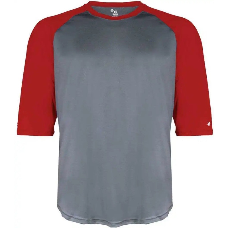 Badger Sport 4133 B-Baseball Adult Undershirt – Graphite Red