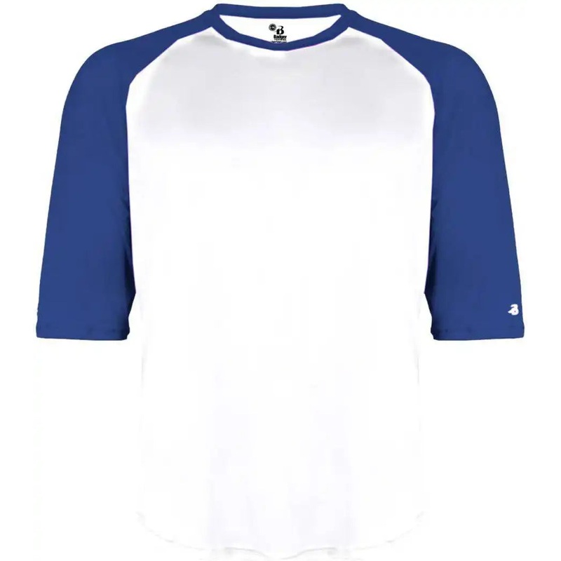 Badger Sport 4133 B-Baseball Adult Undershirt – White Royal