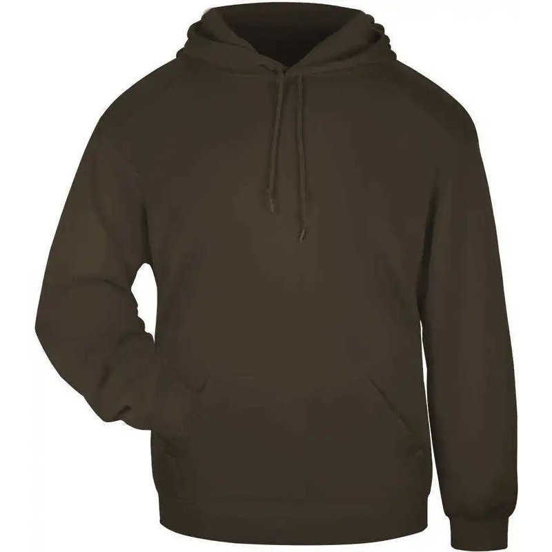 Badger Sport 1254 Hooded Sweatshirt – Brown