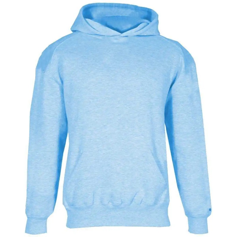 Badger Sport 1254 Hooded Sweatshirt – Columbia Blue
