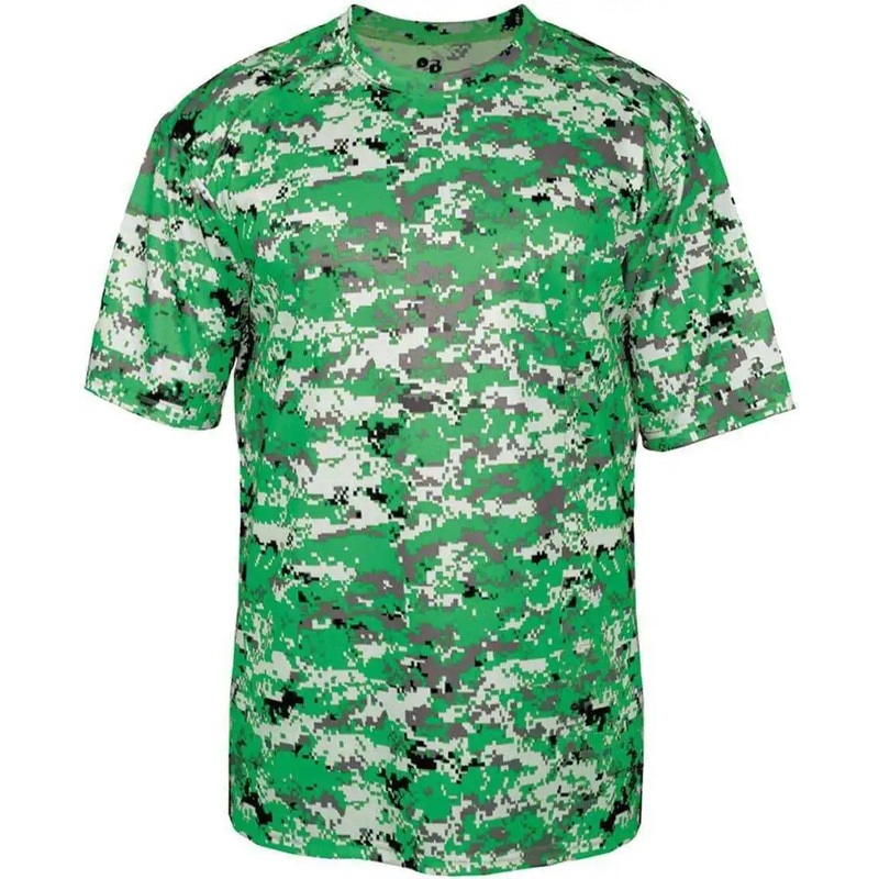 Badger Sport 2180 B-Core Youth Digital Tee – Kelly Digital