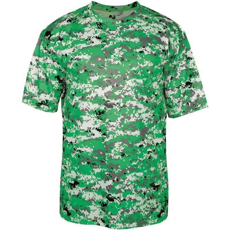 Badger Sport 4180 B-Core Adult Digital Tee – Kelly Digital
