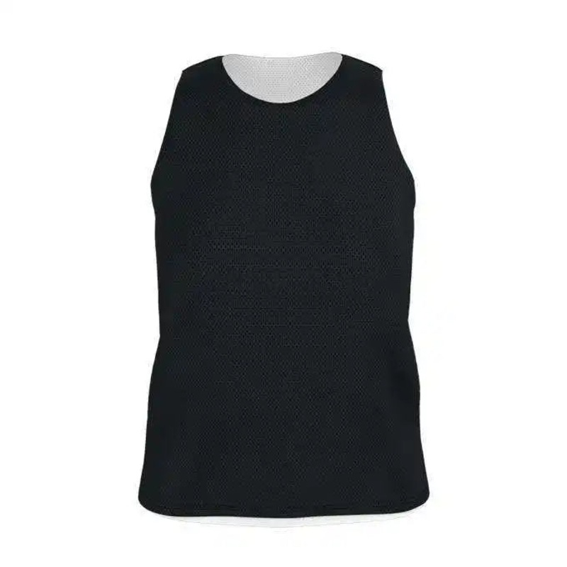 Alleson Athletic LP001W Womens Lacrosse Reversible Pinnie – Safety Yellow Graphite