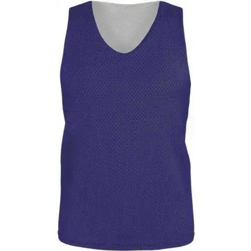 Alleson Athletic LP001Y Youth Lacrosse Reversible Pinnie – Purple White