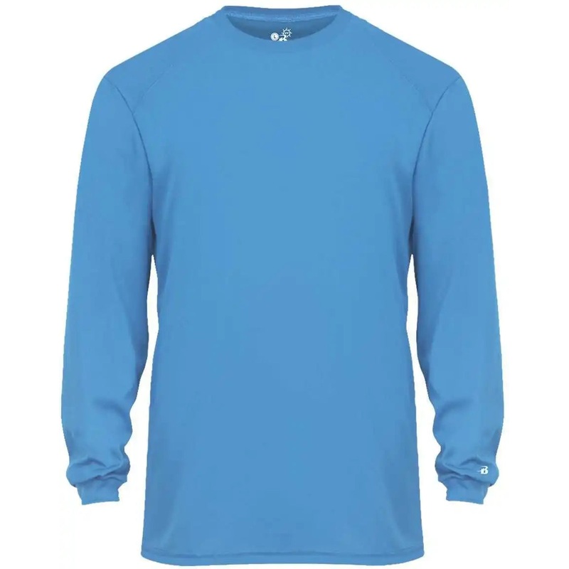 Badger Sport 4004 Ultimate Softlock Long Sleeve Tee – Columbia Blue