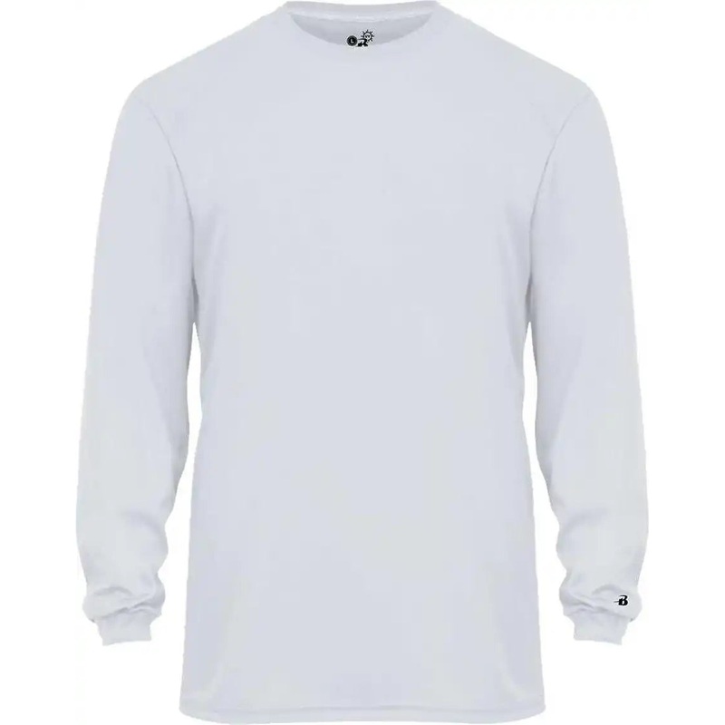 Badger Sport 4004 Ultimate Softlock Long Sleeve Tee – Silver