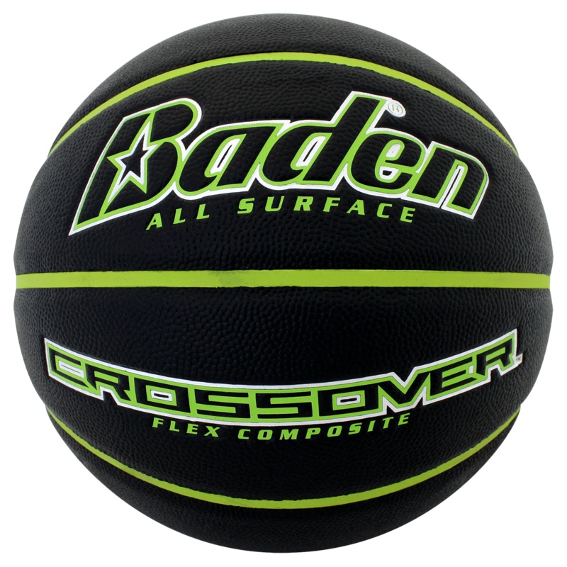 Crossover Basketball|Official 29.5″|Intermediate 28.5″|Junior 27.5″|Black/Green|Brown|Black/Black|Black/Orange|Blue/White/Red