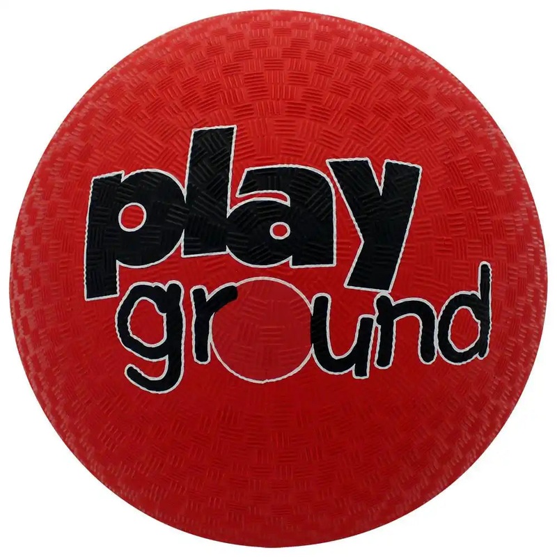 Playground Ball|Red|Yellow|Orange|Green|Purple|10″|8.5″|5″