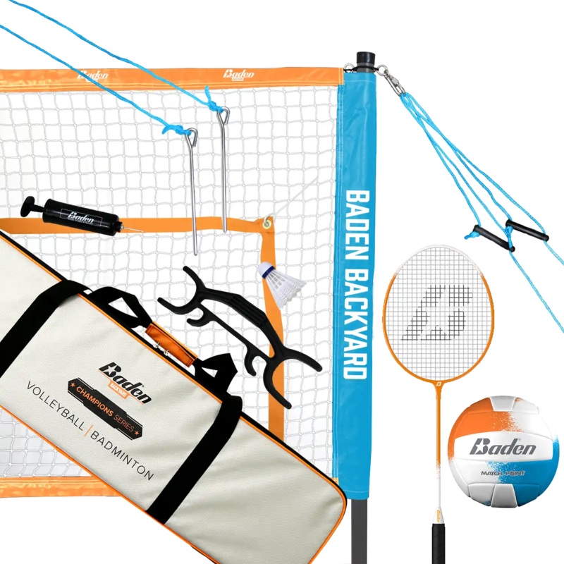 Champions Volleyball & Badminton Set