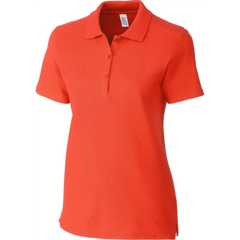 Clique LQK00069 Addison All Cotton Pique Short Sleeve Womens Polo