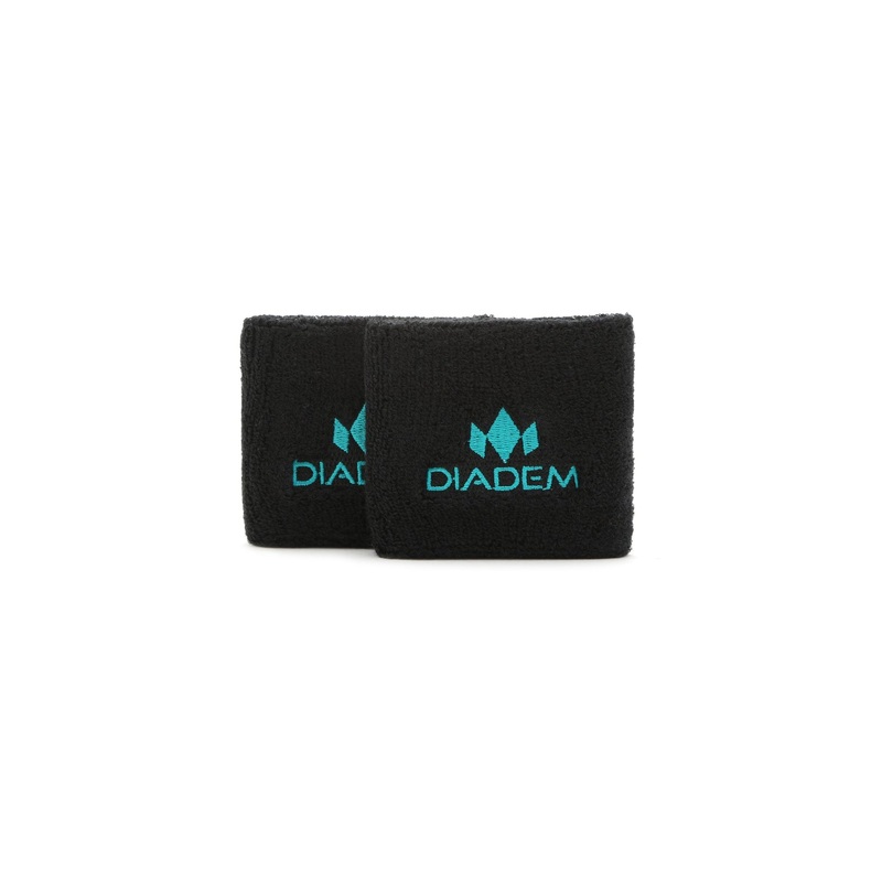 Diadem Logo Small Wristbands|White|Black|Teal|Red|Pink