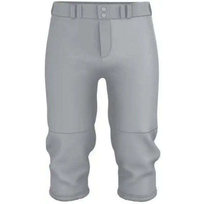 Alleson Athletic 615PSG Girls Belted Speed Premium Fastpitch Pant – Grey