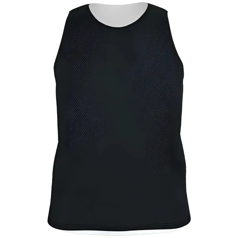 Alleson Athletic LP001W Womens Lacrosse Reversible Pinnie – Black White
