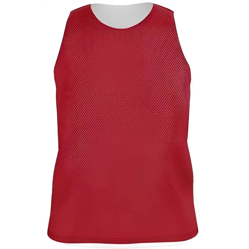 Alleson Athletic LP001W Womens Lacrosse Reversible Pinnie – Red White