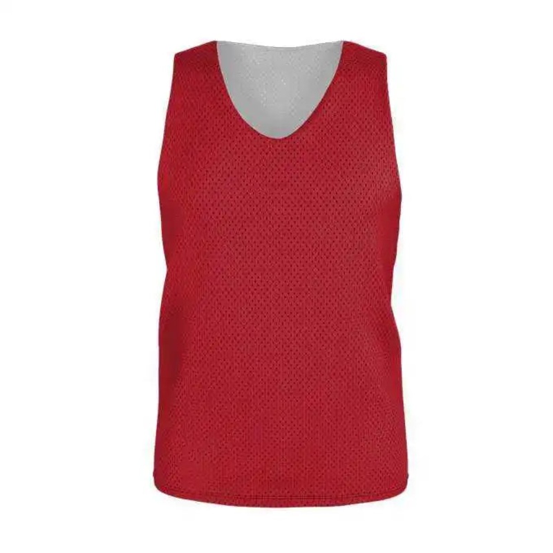Alleson Athletic LP001Y Youth Lacrosse Reversible Pinnie – Red White