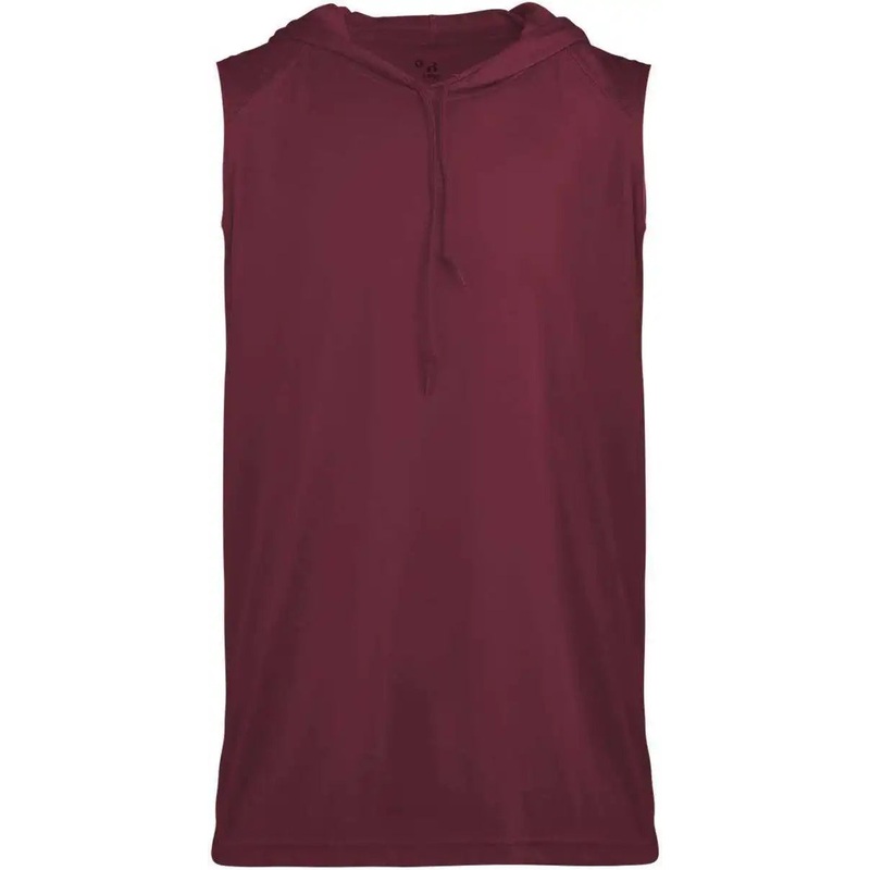 Badger Sport 4108 B-Core Sleeveless Hoodie Tee – Maroon