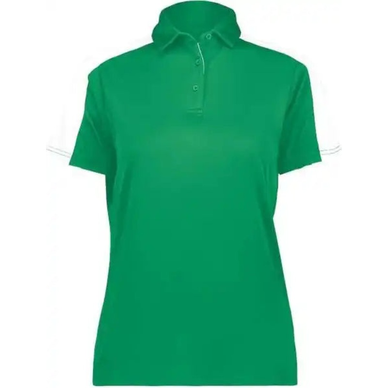 Augusta 5029 Women’s Two-Tone Vital Polo – Kelly White