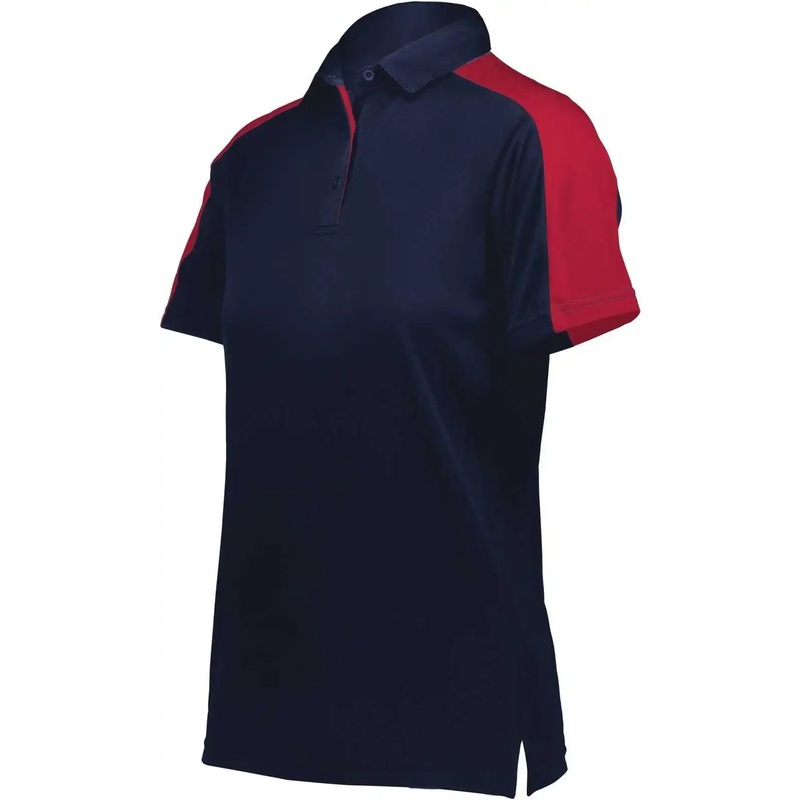 Augusta 5029 Women’s Two-Tone Vital Polo – Navy Scarlet