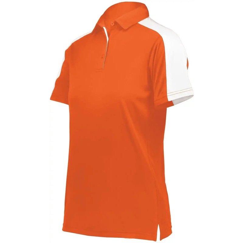Augusta 5029 Women’s Two-Tone Vital Polo – Orange White