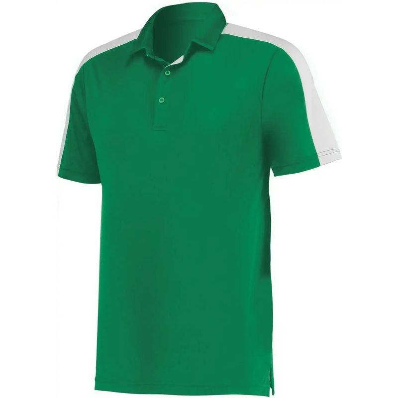 Augusta 5028 Two-Tone Vital Polo – Kelly White