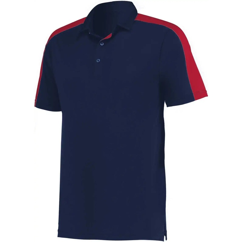 Augusta 5028 Two-Tone Vital Polo – Navy Scarlet