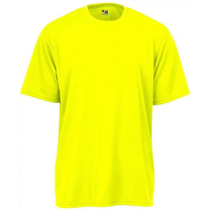 Badger Sport 2120 Youth B-Core Tee – Safety Yellow Green