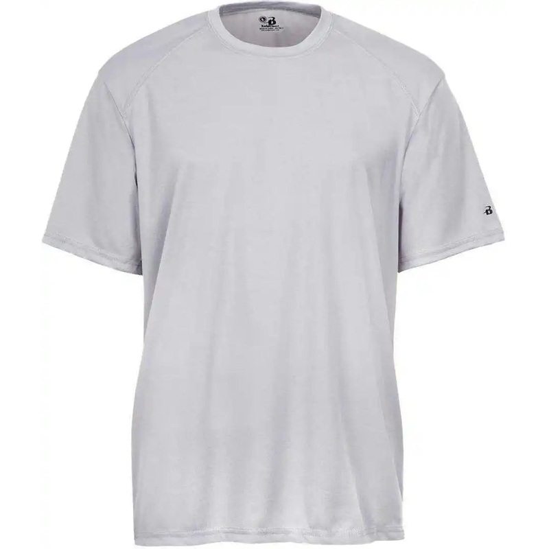 Badger Sport 2120 Youth B-Core Tee – Silver
