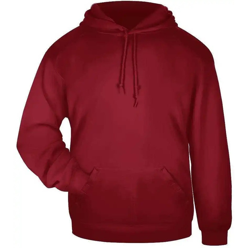 Badger Sport 2254 Youth Hooded Sweatshirt – Red