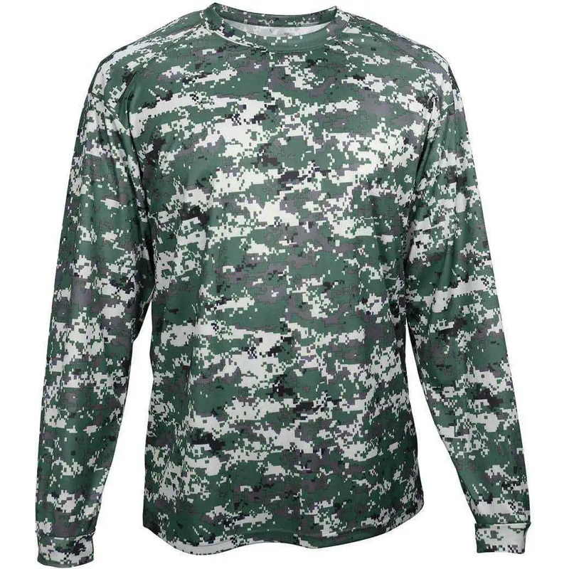 Badger Sport 2184 Digital Youth Long Sleeve Tee – Forest Camo